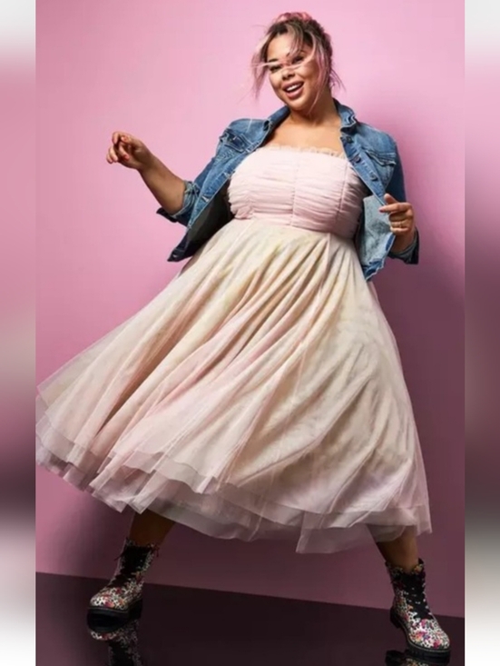 torrid Dresses & Skirts - EUC Torrid Betsey Johnson Rainbow 🌈 Tulle Party Prom  Dress 26